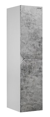 Grossman Инлайн Пенал подвесной 35 белый/бетон