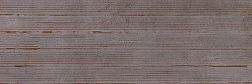 Eurotile Rebellion 692 Relief Коричневая Матовая Рельефная Настенная плитка 30x90 см