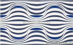 Paradyz Vivian Blue Fala Декор 25х40 см