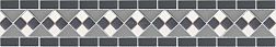 Caramelle L'Universo Ornamenti Fascia Equinozio Серый Матовый Бордюр 12,4x39,3 (2,3x2,3) см
