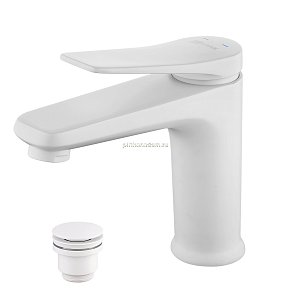 Lemark Bronx LM3706MW Смеситель для раковины монолитный