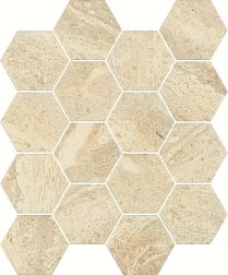 Paradyz Sunlight Stone Beige Hexagon Мозаика 22х25,5 см