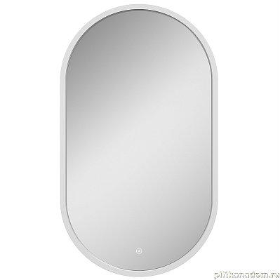 Зеркало Континент Prime White LED 450x800 с подсветкой с сенсорным выключателем ЗЛП1099