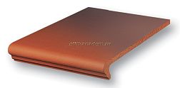 Stroeher Keraplatte Terra 316 Patrizierrot Ofenbunt Ступень - флорентинер 34,5х24 см