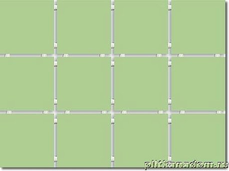 Керама Марацци Суши зеленый, полотно Настенная плитка 30х40