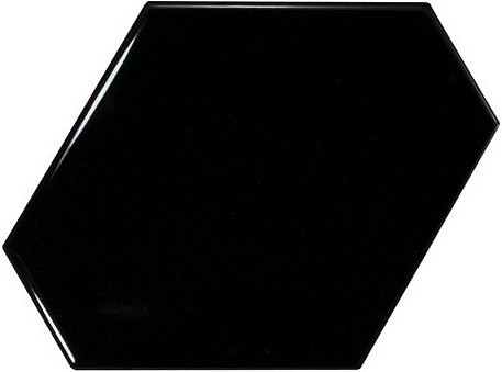 Equipe Scale 23833 Benzene Black Настенная плитка 10,8x12,4 см