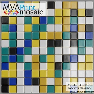 MVA-Mosaic 25FL-S-126 Стеклянная мозаика 31,7x31,7 (2,5х2,5)