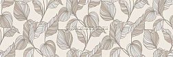 Ragno Vida RA6Z Decoro Edera Beige Touch Rett Бежевая Матовая Ректифицированная Настенная плитка 30x90 см