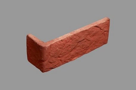 Камнелит Искусственный Камень Кирпич Классик Красный Угол 6,3х23 см