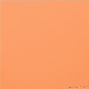 Уральский гранит Керамогранит Матовый UF026 Насыщенно-оранжевый, моноколор 60х60 см