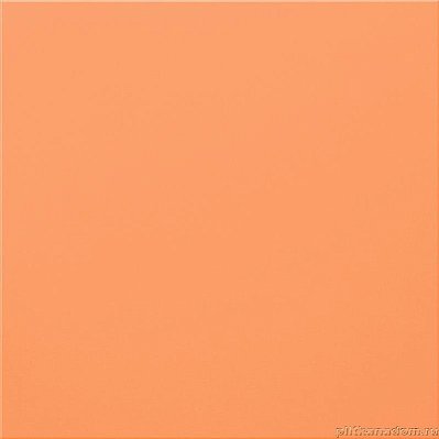 Уральский гранит Керамогранит Матовый UF026 Насыщенно-оранжевый, моноколор 60х60 см