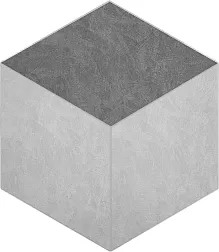 Ametis Spectrum SR00-SR01 Milky White Cube Микс Неполированная Мозаика 25х29 см