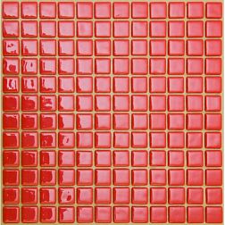 MVAPrintMosaic Мозаика стеклянная Моно 25FL-M-024 Красный 31,5х31,5 см