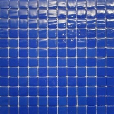 Gidrostroy Стеклянная мозаика QN-100 Синяя Глянцевая 2,5x2,5 31,7x31,7 см