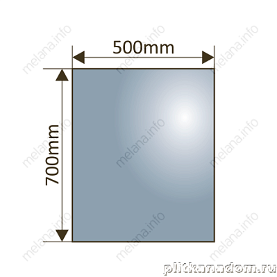 Зеркало с LED-подсветкой Melana-5070 (MLN-LED052-1)