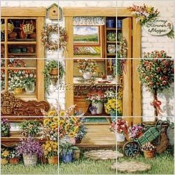 Фотоплитка Dacha Панно 8 30х30 см