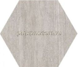 Casalgrande Padana Marmoker Travertino Rоmanо Esagono Lucido Декор 51,9х30 см