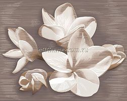 Azori Amati Plumeria Alba Панно 50,5х40,2 (из 2-х плиток) см
