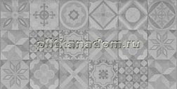 Tabriz Tile Atlas Relief A Gray Декор 30х60 см