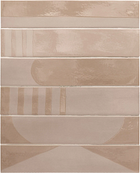 Equipe Wadi 30172 Dеcor Taupe Бежевый Матовый Декор 6x30 см