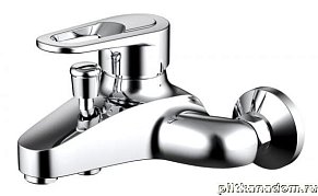 Bravat Loop F6124182CP-01-RUS Смеситель для ванны короткий излив, хром
