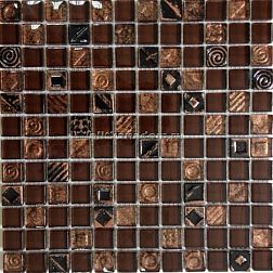Bars Crystal Glass Decor Colombia Мозаика 2,3х2,3 30х30 см