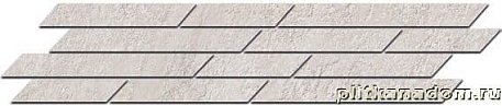 Керама Марацци Гренель SG144-003 Серый светлый мозаичный Бордюр 9,8х46,5 см