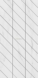 Ametis Supreme Platinum Фальшмозаика SM01 Corner Белый Неполированный Декор Левый 29,8x59,8 см