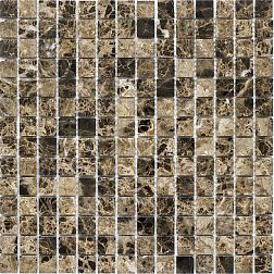 Starmosaic Wild Stone Dark Emperador Polished (JMST023) Мрамор Мозаика 30,5х30,5 (2х2)