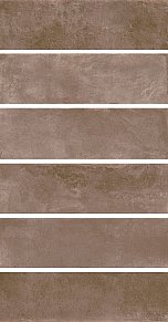Керама Марацци Маттоне 2908 Настенная плитка коричневый 8,5х28,5 см