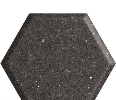 Paradyz Space Dust Nero Heksagon Struktura A Черная Матовая Настенная плитка 17,1x19,8 см