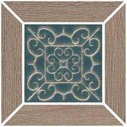 Kerama Marazzi Тровазо ID158 Коричневый темный Матовый наборный Декор 13x13 см