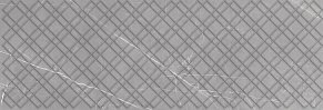 Pars Tile Tiga Structure Light Grey Серая Глянцевая Настенная плитка 30x90 см