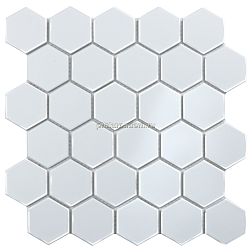 Starmosaic Homework Hexagon Small White Glossy Мозаика 27,8х26,5