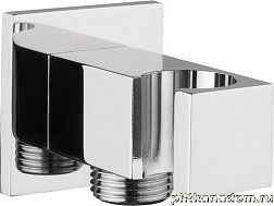 Webert Shower Set AC0354015 Шланговое подключение латунное с держателем ручного душа Д15-Д15 (хром)