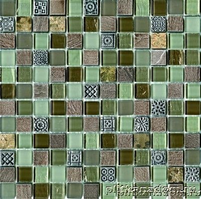L'Antic Colonial Tecno Glass Country G-522 Мозаика (кубик 2,1х2,1) 29,6x29,6