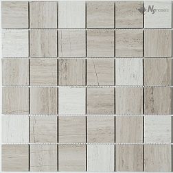 NS-mosaic Stone series КP-761 Камень полированный Серая Мозаика 29,8х29,8 (4,8х4,8) см