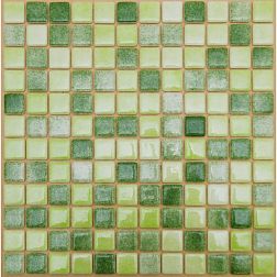 MVAPrintMosaic Мозаика стеклянная с напылением 25ST-S-020 Зеленый 31,5х31,5 см