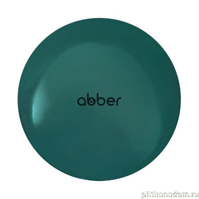 Накладка на слив для раковины Abber AC0014MBG темно зеленая, керамика