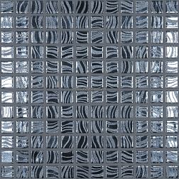 Vidrepur Glitter Black №7803 Мозаика (на сетке) 25x25 см