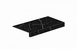 Atlas Concorde Russia Allure Империал Блэк Черная Лаппатированная Ступень Фронтальная 33x80 см