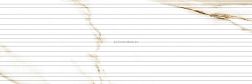 Geotiles Damiano Gold Rlv Белая Матовая Настенная плитка 30x90 см