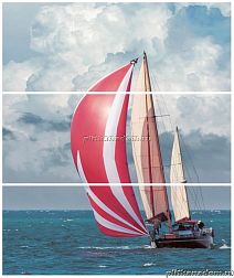 Cerrol Formula Barco-3 Панно (из 3-х плиток) 60х50 см