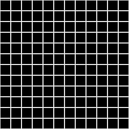Темари черный матовый мозаика 20071 29,8х29,8 см
