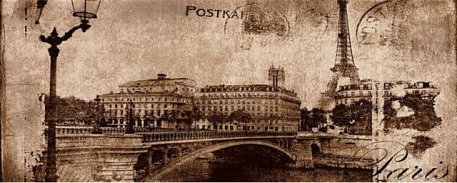 Ceramika-Konskie Treviso Postcard beige-1 Декор 20х50