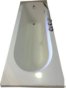 Fiinn 7006-42 Акриловая ванна с системой гидромассажа и врезным смесителем 160х70
