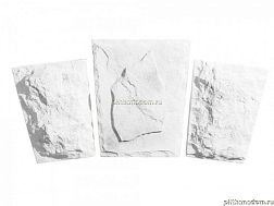 UniStone 3 Белый Замковый камень 14,2x25,2x3,5 см