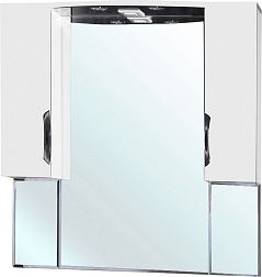 Bellezza Лагуна-105 Зеркало-шкаф Белый, встроенный светильник