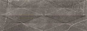 Tubadzin Chisa Graphite Struktura Серая Глянцевая Ректифицированная Настенная плитка 32,8х89,8 см