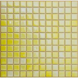 MVAPrintMosaic Мозаика стеклянная с напылением 25ST-M-006 Желтый 31,5х31,5 см